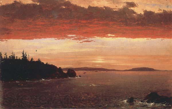 Frederic E.Church Schoodic Peninsula from Mount Desert at Sunrise Spain oil painting art